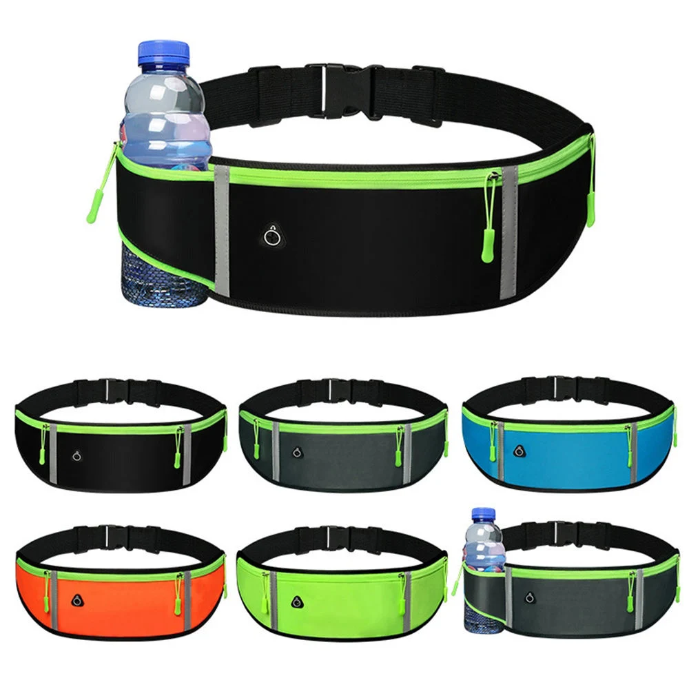 Hot Selling Sports Portable Bags Men′s Outdoor Fitness Waist Bag Running Sports Water Supplement Waist Bag