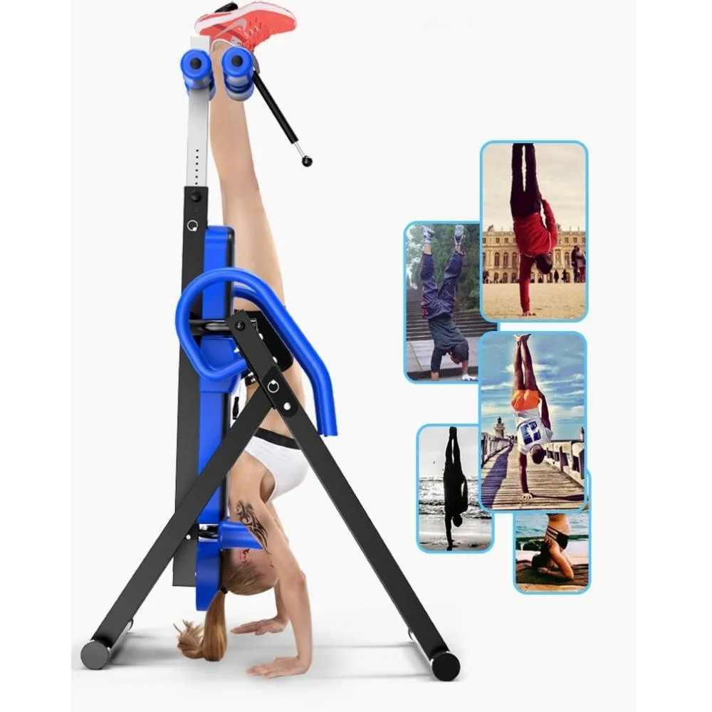 Heavy Duty Tummy Tuck Machine Lift Inversion Table Fitness Abdominal Inverted Stretcher Machine Height Yoga Standing Inverted Stool Bl19649