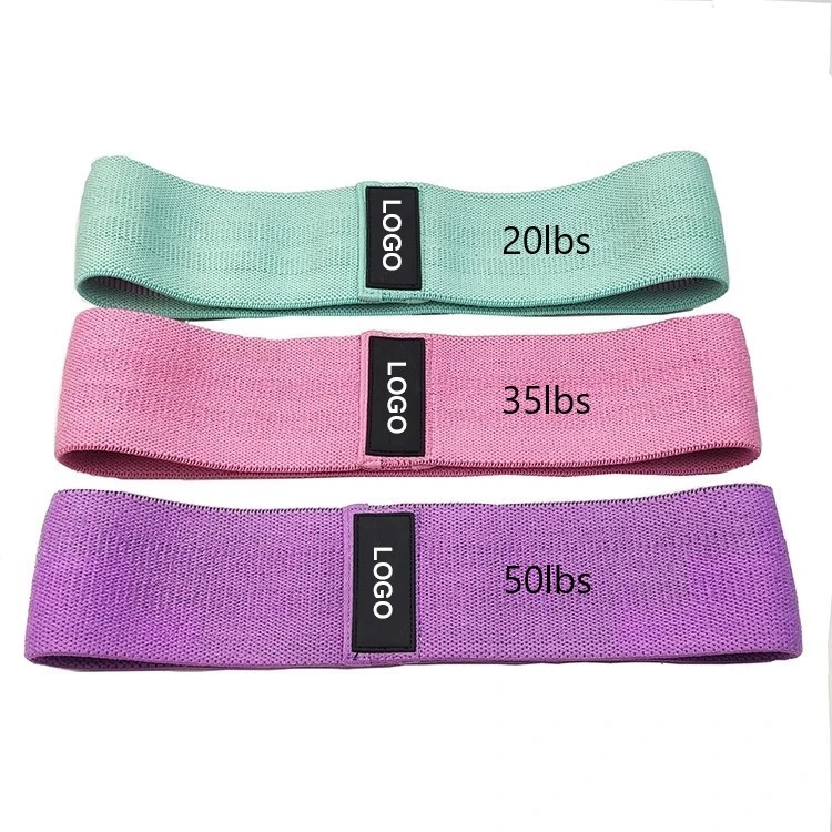 Wholesale Fabric Resistance Bands High-Elastic Hip Circle Resistance Belt Suitable Yoga Training Exercise Anywhere