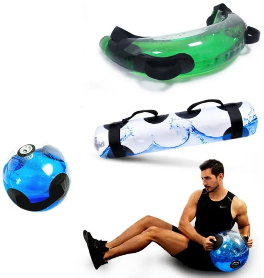 Al aire libre ajustable PVC impermeable fuerza Fitness Aqua bolsa bolsa de energía con agua para gimnasio en casa