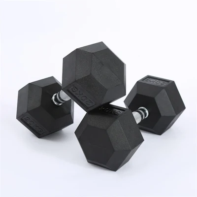 Mancuernas De acero baratas De 5kg, mancuernas De hierro fundido, Pesas De Gimnasio, juego De mancuernas hexagonales De gimnasio, mancuernas hexagonales De goma