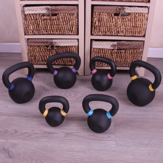 Fabricante Gimnasio Equipos de fitness Kettle Bell Set Body Building Hierro fundido Kettlebell en lb y kg