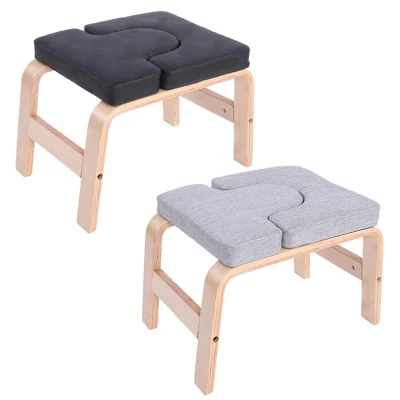 Venta al por mayor de Oyoga Yoga Headstand Banco de madera, Headstand Stool