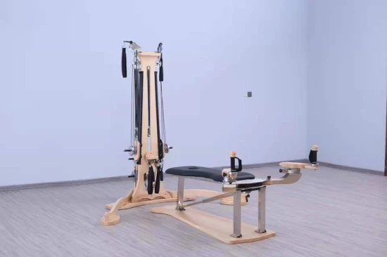 PRO Yoga Body Building Gym Home Fitness Equipment Oak Wood Pilates Reformers Bed Machine Pilates Polea Torre Combinación Unidad - Pilates Equipment