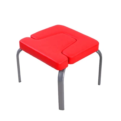 Taburete de yoga con soporte de cabeza de metal acolchado de PU multifunción